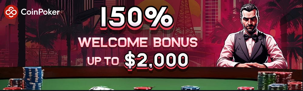 CoinPoker welcome bonus upgrade prompt