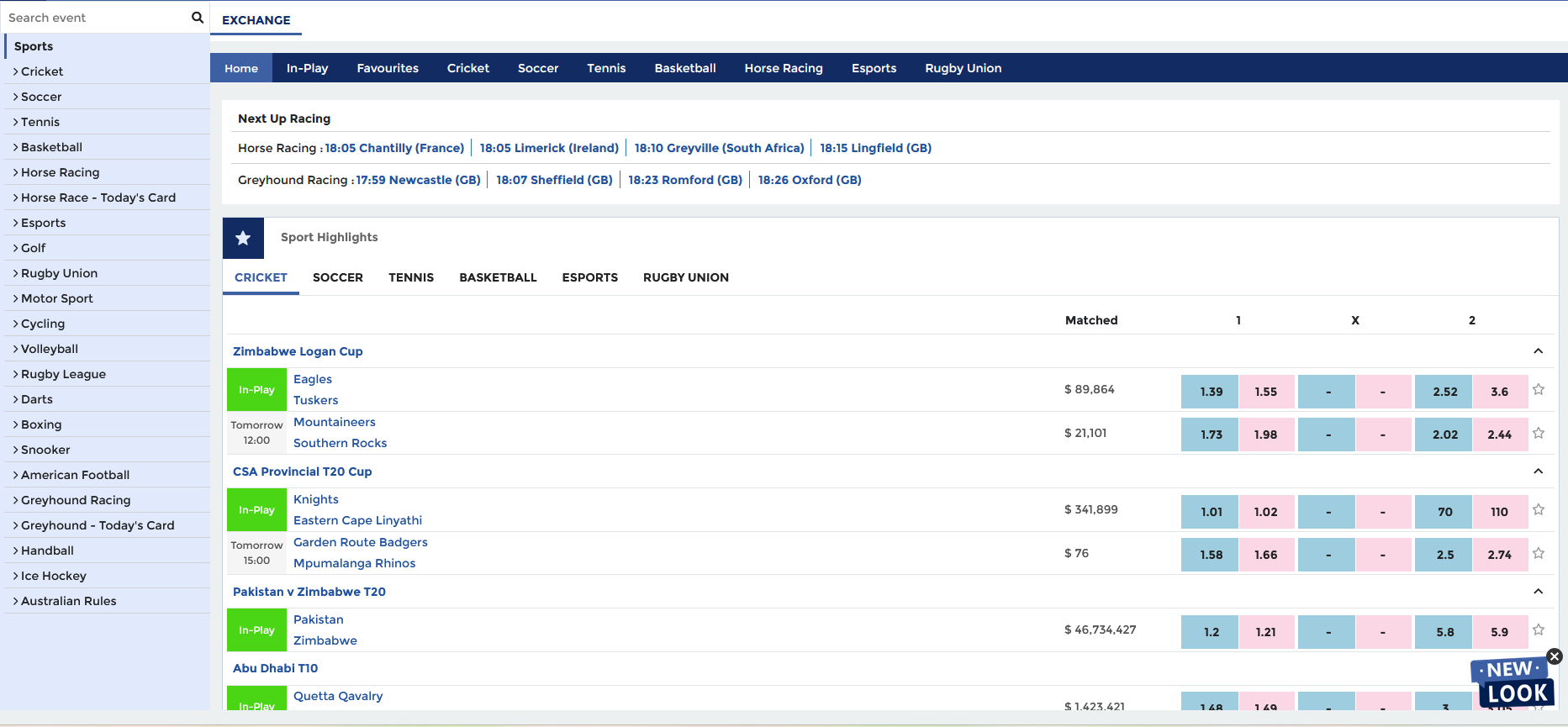 Premium Tradings exchange interface
